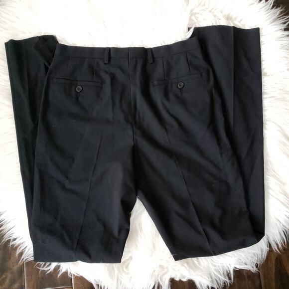 NEW Jay Godfrey Cintas Dress Career Pants Trousers Black Wool Blend Women 32 - Picture 3 of 11